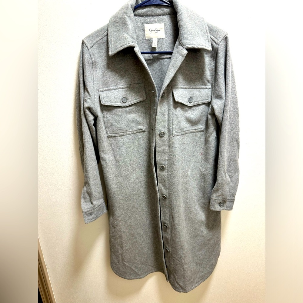 Jessica Simpson midi trench coat